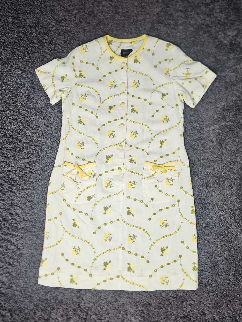 Vintage Cotton Floral Dress